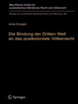 Die Bindung der Dritten Welt an das postkoloniale Völkerrecht - ebook